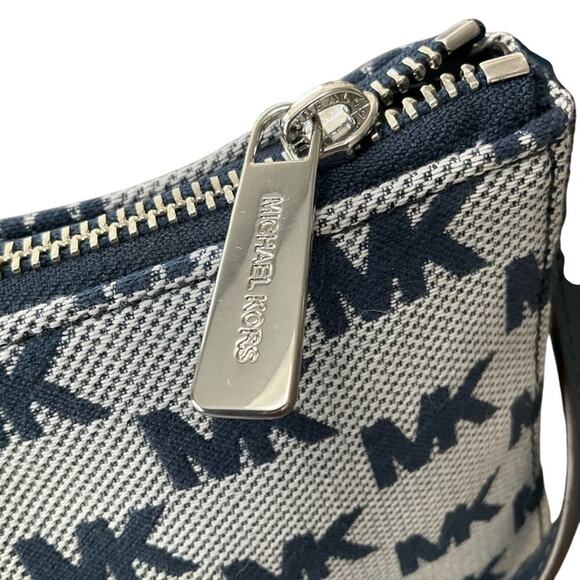 Michael Kors Vincent Medium Logo Jacquard Pochette with Card Case NWT - Picture 8 of 14